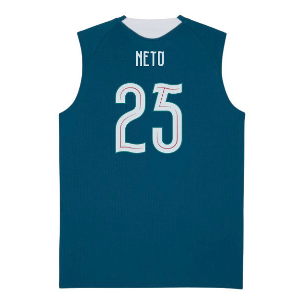 2026-2027 Portugal Sleeveless Training Jersey (Ocean Tropic) (Neto 25)-SoccerKits Hub | Buy Soccer Jerseys Online